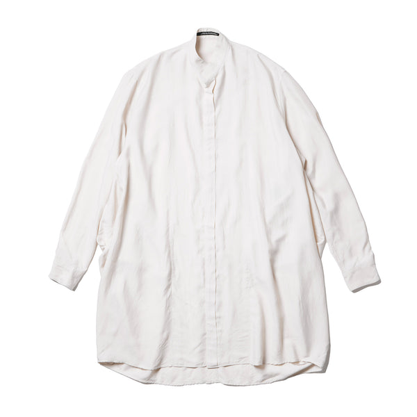 JULIUS 927SHM2 Light Plaster / Shirring Shirt