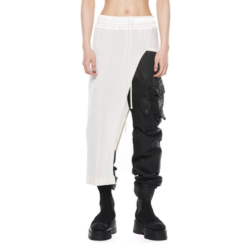 JULIUS 927SKU1 Ivory / Dimensional Knit Skirt