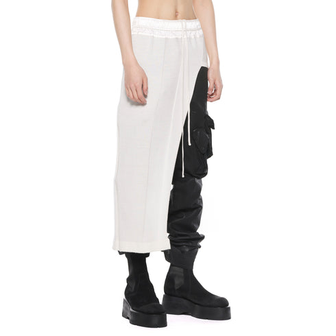 JULIUS 927SKU1 Ivory / Dimensional Knit Skirt