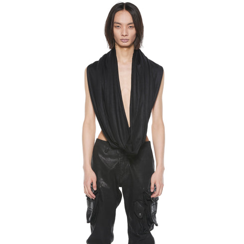 JULIUS 927STU1 Black / Layerd Hoop Stole