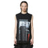 JULIUS 947CPM2 Black / Prayer Sleeve Less Top