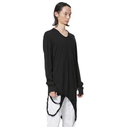 JULIUS 947CUM3 Black / Loots Long Sleeve Top
