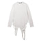 JULIUS 947CUM3 Off White / Loots Long Sleeve Top