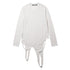 JULIUS 947CUM3 Off White / Loots Long Sleeve Top