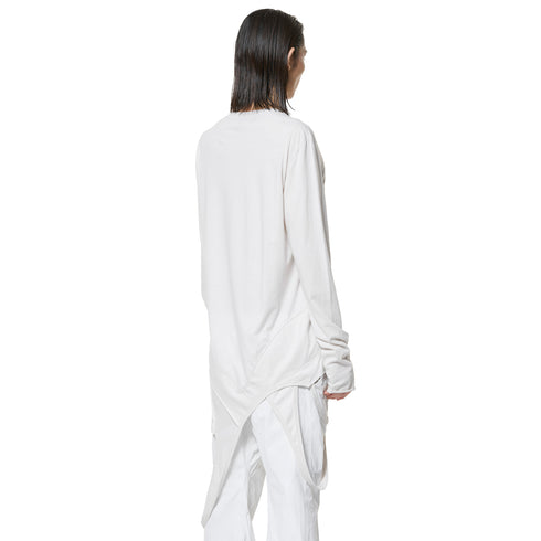 JULIUS 947CUM3 Off White / Loots Long Sleeve Top