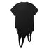 JULIUS 947CUM4 Black / Loots Half Sleeve Top