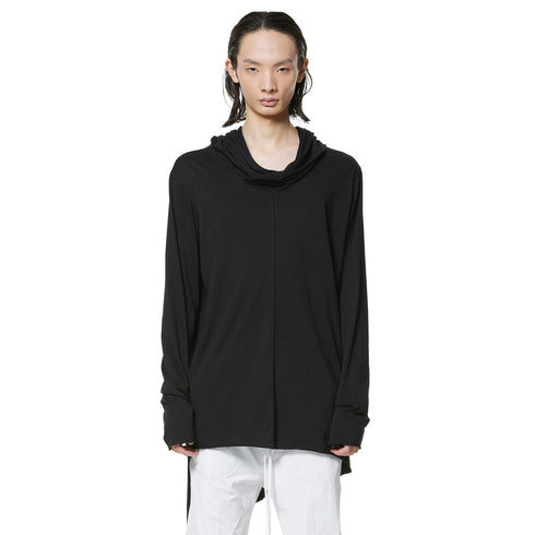 JULIUS 947CUM6 Black / Hoodie Top
