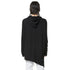 JULIUS 947CUM6 Black / Hoodie Top