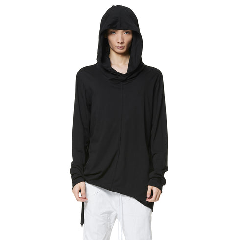 JULIUS 947CUM6 Black / Hoodie Top