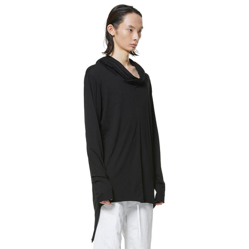 JULIUS 947CUM6 Black / Hoodie Top