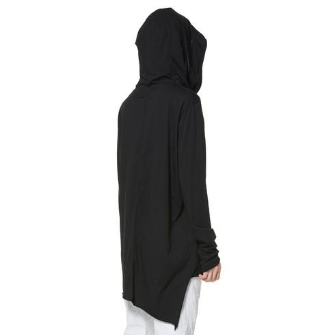 JULIUS 947CUM6 Black / Hoodie Top
