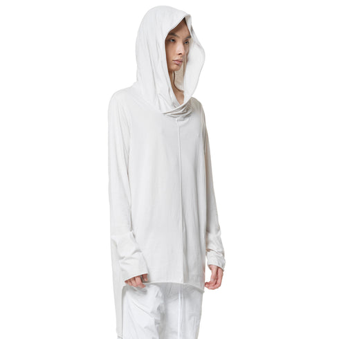 JULIUS 947CUM6 Off White / Hoodie Top