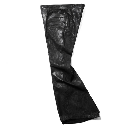 JULIUS 947PAM1-C Luster Black / Coated Jet Pants