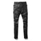 JULIUS 947PAM10-C Luster Black / Coated Bending Skinny Pants