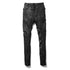 JULIUS 947PAM10-C Luster Black / Coated Bending Skinny Pants