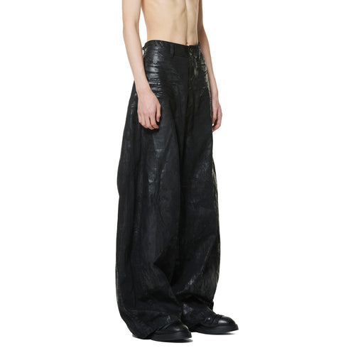 JULIUS 947PAM2-C Luster Black / Coated Dk Pants