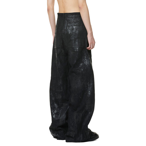 JULIUS 947PAM2-C Luster Black / Coated Dk Pants