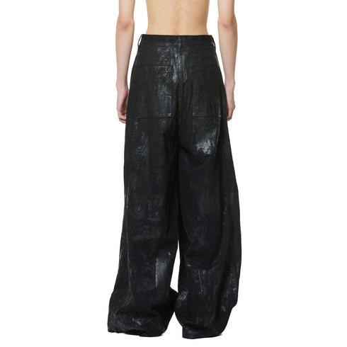 JULIUS 947PAM2-C Luster Black / Coated Dk Pants
