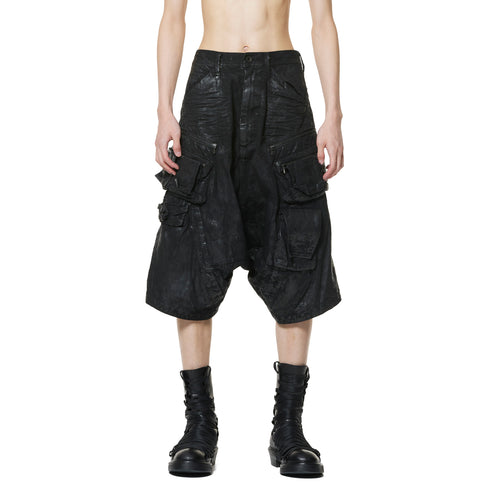 JULIUS 947PAM3-C Luster Black / Coated Tactical Kite Pants