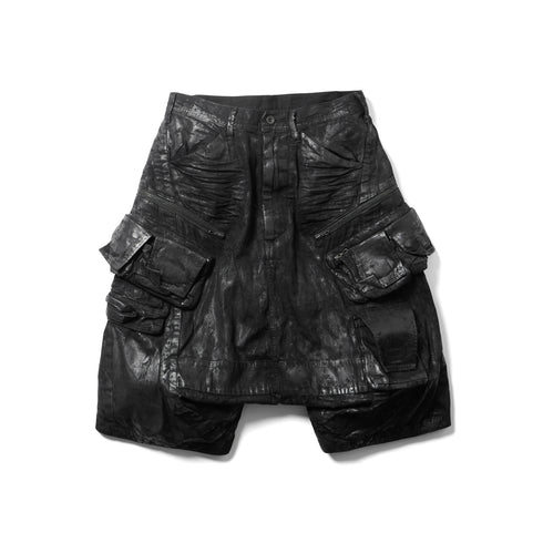 JULIUS 947PAM3-C Luster Black / Coated Tactical Kite Pants