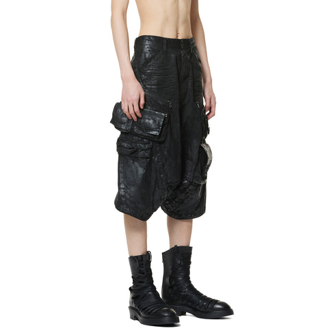 JULIUS 947PAM3-C Luster Black / Coated Tactical Kite Pants