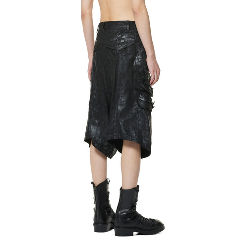 JULIUS 947PAM3-C Luster Black / Coated Tactical Kite Pants
