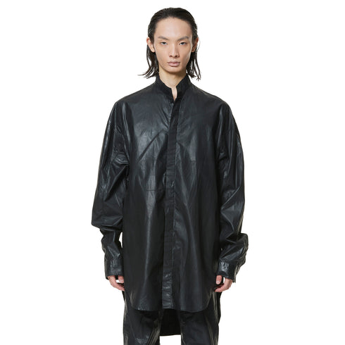 JULIUS 947SHM1 Black / Coated Big Shirt