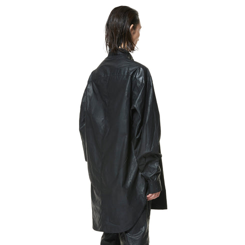 JULIUS 947SHM1 Black / Coated Big Shirt