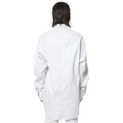 JULIUS 947SHM1 Dust Plaster / Coated Big Shirt