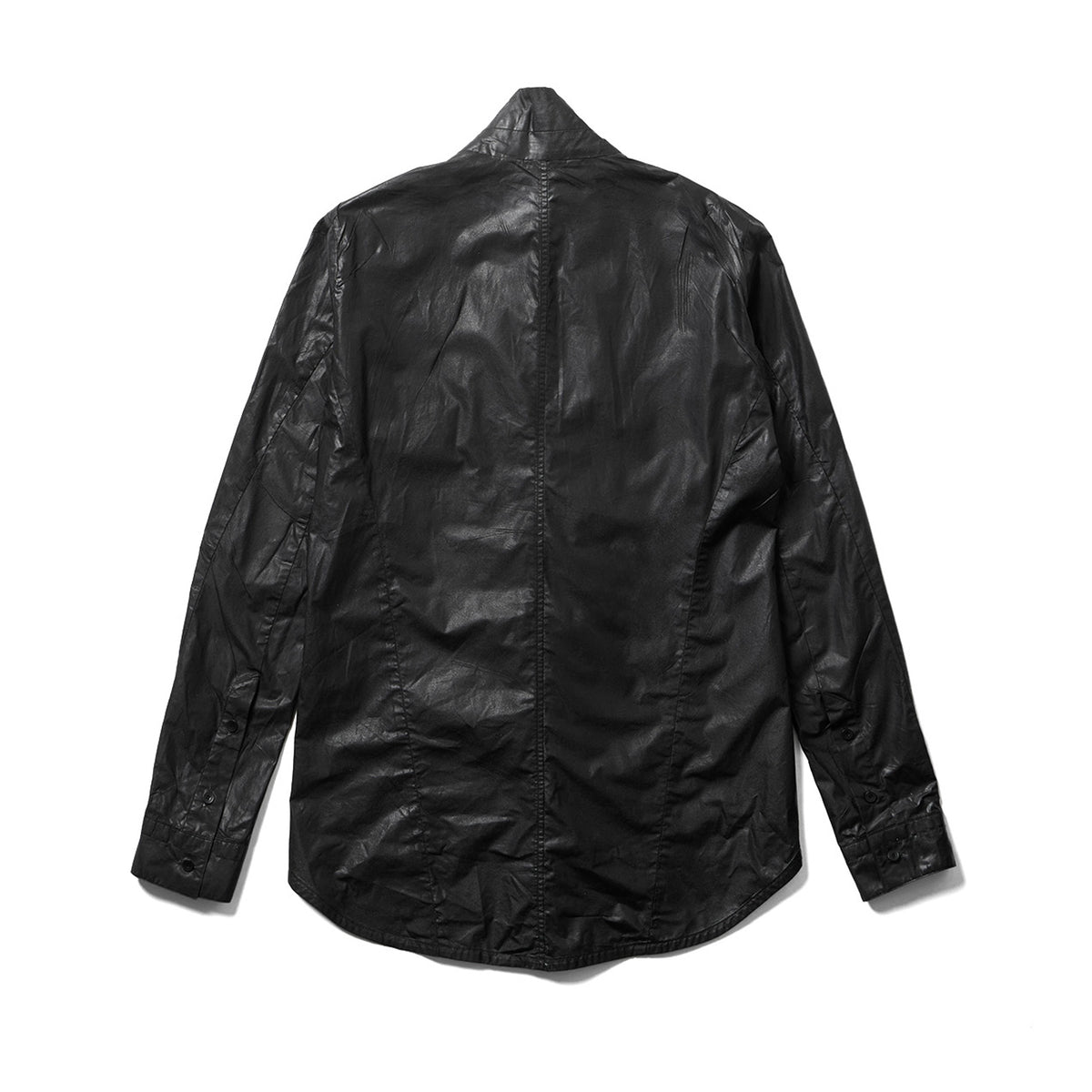 Coated Coverd Neck Shirt Black 947SHM2 – JULIUS OFFICIAL STORE