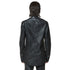 JULIUS 947SHM2 Black / Coated Coverd Neck Shirt