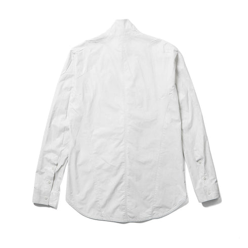 JULIUS 947SHM2 Dust Plaster / Coated Coverd Neck Shirt