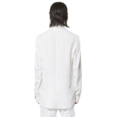 JULIUS 947SHM2 Dust Plaster / Coated Coverd Neck Shirt