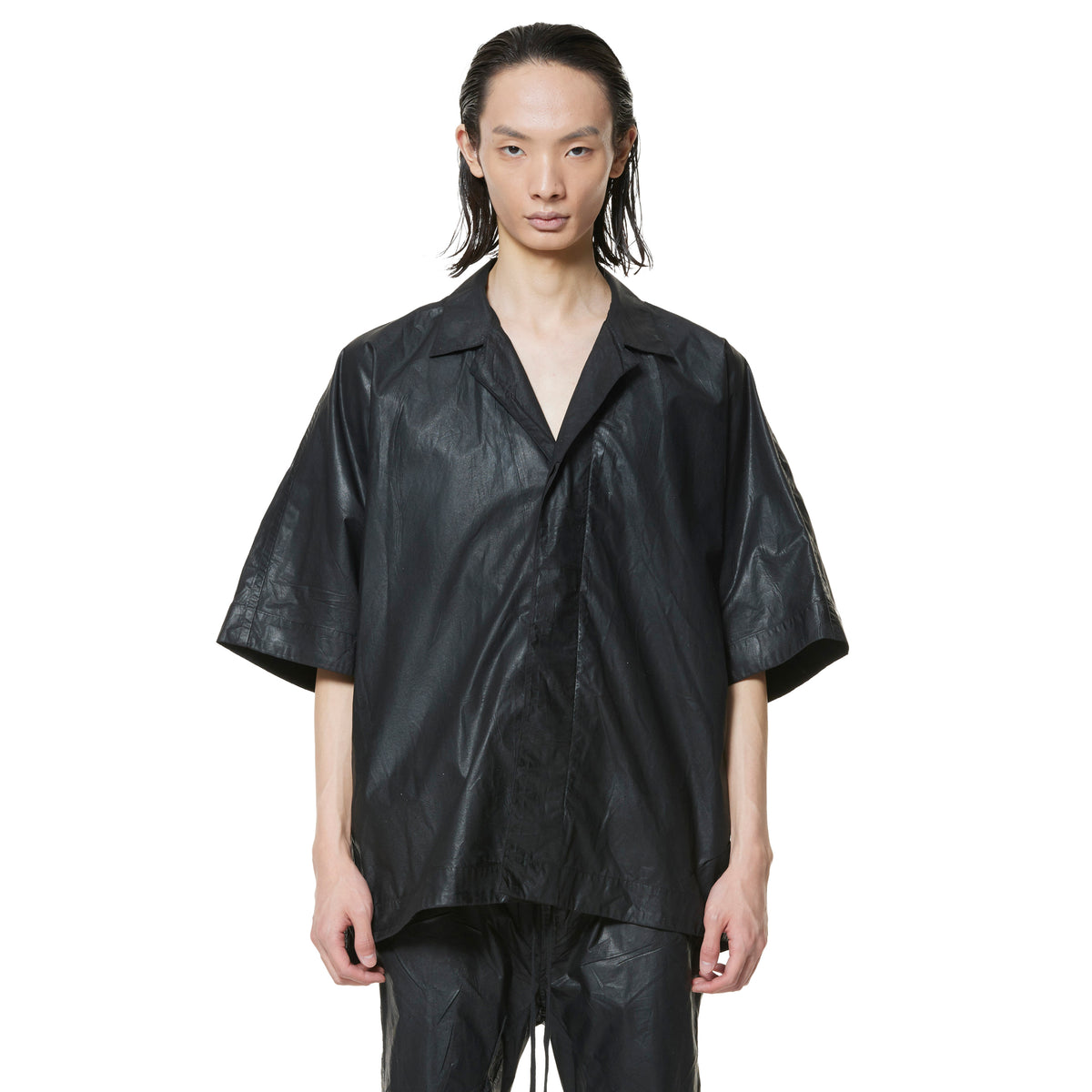 Coated Kite Shirt Black 947SHM3 – JULIUS OFFICIAL STORE
