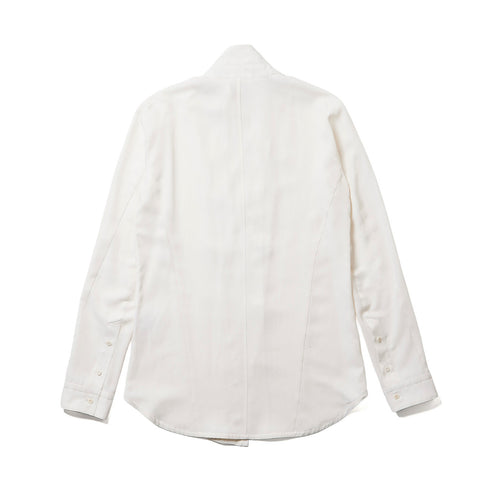 JULIUS 947SHM5 Off White / Coverd Neck Shirt