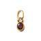 JULIUS 077ACU37 CRACKED GOLD / Thorn Earrings Pair