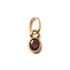 JULIUS 077ACU37 CRACKED GOLD / Thorn Earrings Pair