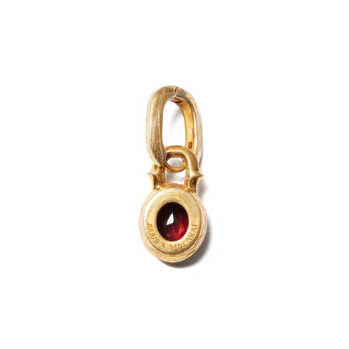 JULIUS 077ACU37 CRACKED GOLD / Thorn Earrings Pair