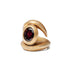 JULIUS 077ACU43-B CRACKED GOLD / Horn Ring