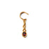 JULIUS 077ACU39 CRACKED GOLD / Thorn Chain Lip Cuff