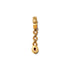 JULIUS 077ACU39 CRACKED GOLD / Thorn Chain Lip Cuff
