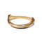 JULIUS 077ACU40 CRACKED GOLD / Horn Neck Cuff