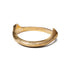 JULIUS 077ACU40 CRACKED GOLD / Horn Neck Cuff