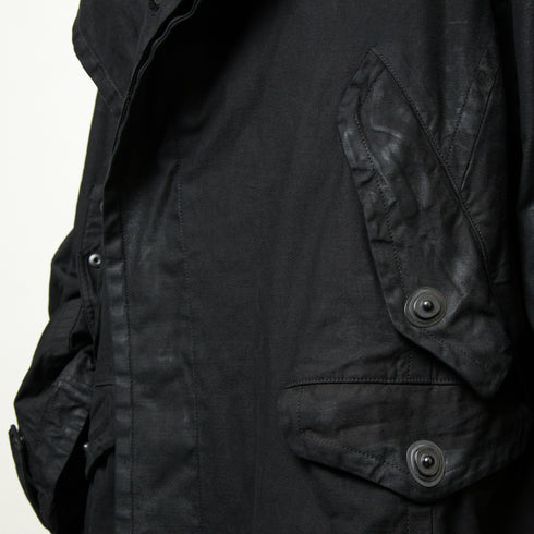 JULIUS 957COM4 Black / Deckard Over Coat