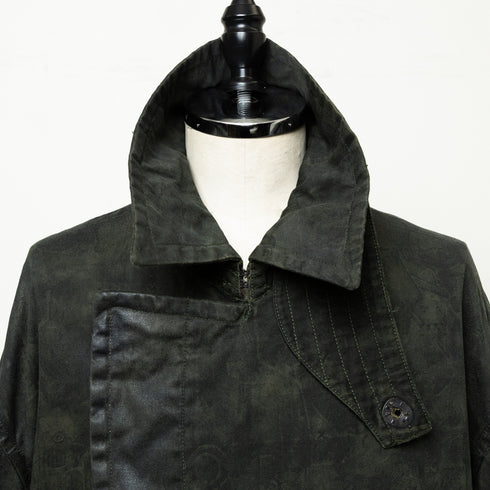 JULIUS 957COM4-P Camouflage / Deckard Over Coat