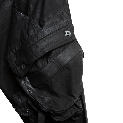 JULIUS 957PAM16 Black / Gas Mask Pants