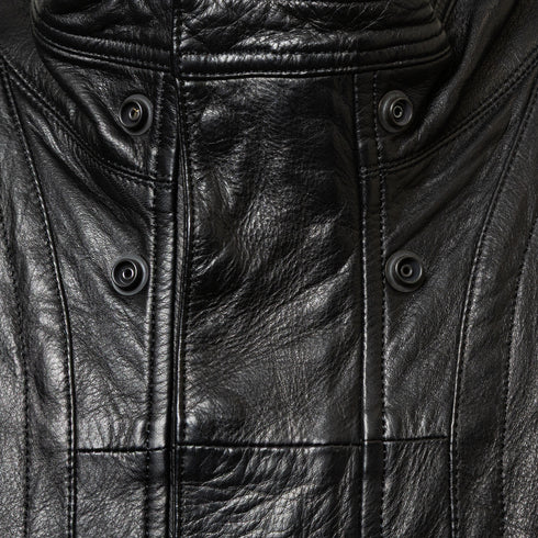 JULIUS 957BLM10 Black / Urban Seamed Jacket