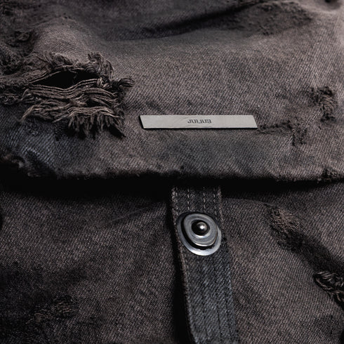 JULIUS 917BGU1-BW Dark Brown / Military Backpack