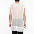 818KNM6 White / Mesh Seamed Vest - JULIUS