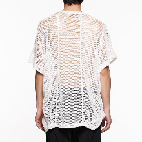 818KNM3 White / Mesh Seamed Kite Knit - JULIUS